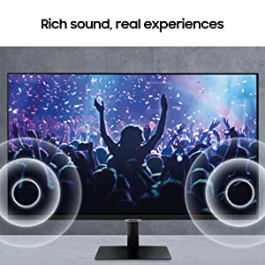 SAMSUNG 27\" M5 Full HD Smart Monitor w/ Speakers Remote 1 Billion Color Smart TV apps Samsung TV Plus & Dex