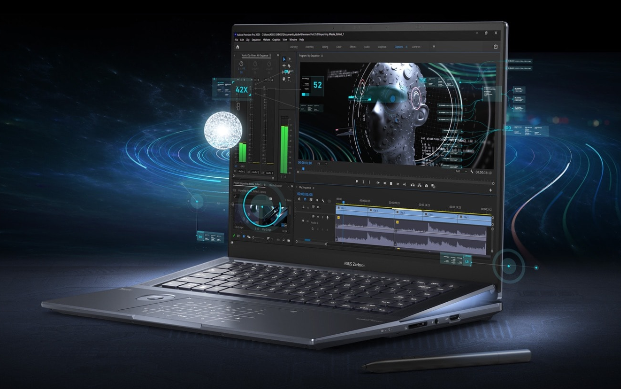 ASUS Zenbook Pro 16X OLED (2022) UX7602ZM NEW Intel 12Gen Core i7 14-Cores w/ RTX 3060 & OLED 4K Touch Display