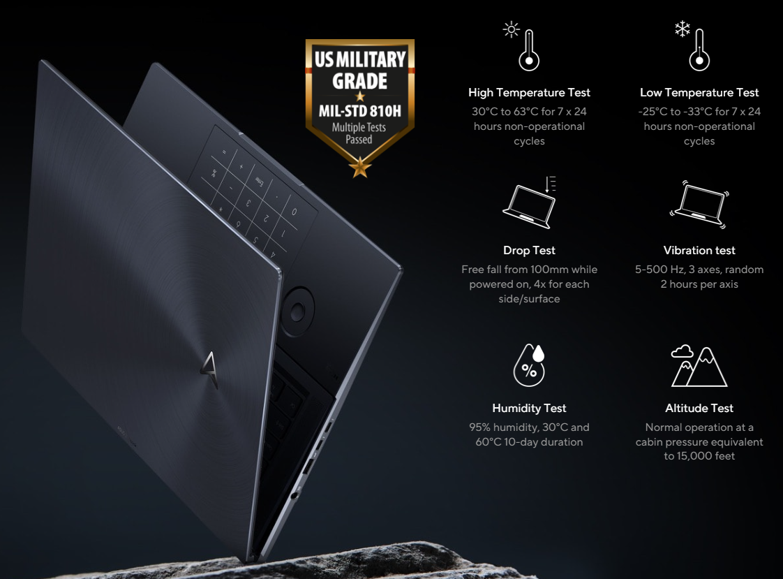 ASUS Zenbook Pro 16X OLED (2022) UX7602ZM NEW Intel 12Gen Core i7 14-Cores w/ RTX 3060 & OLED 4K Touch Display