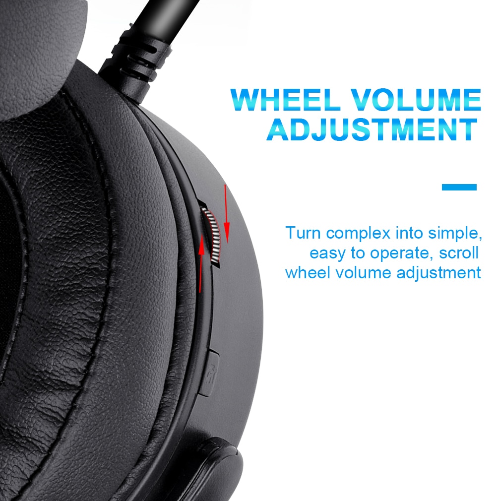 Redragon H320 Lamia 7.1 Surround Sound Volume Control Noise Cancelling RGB Light w/ Stand - Black