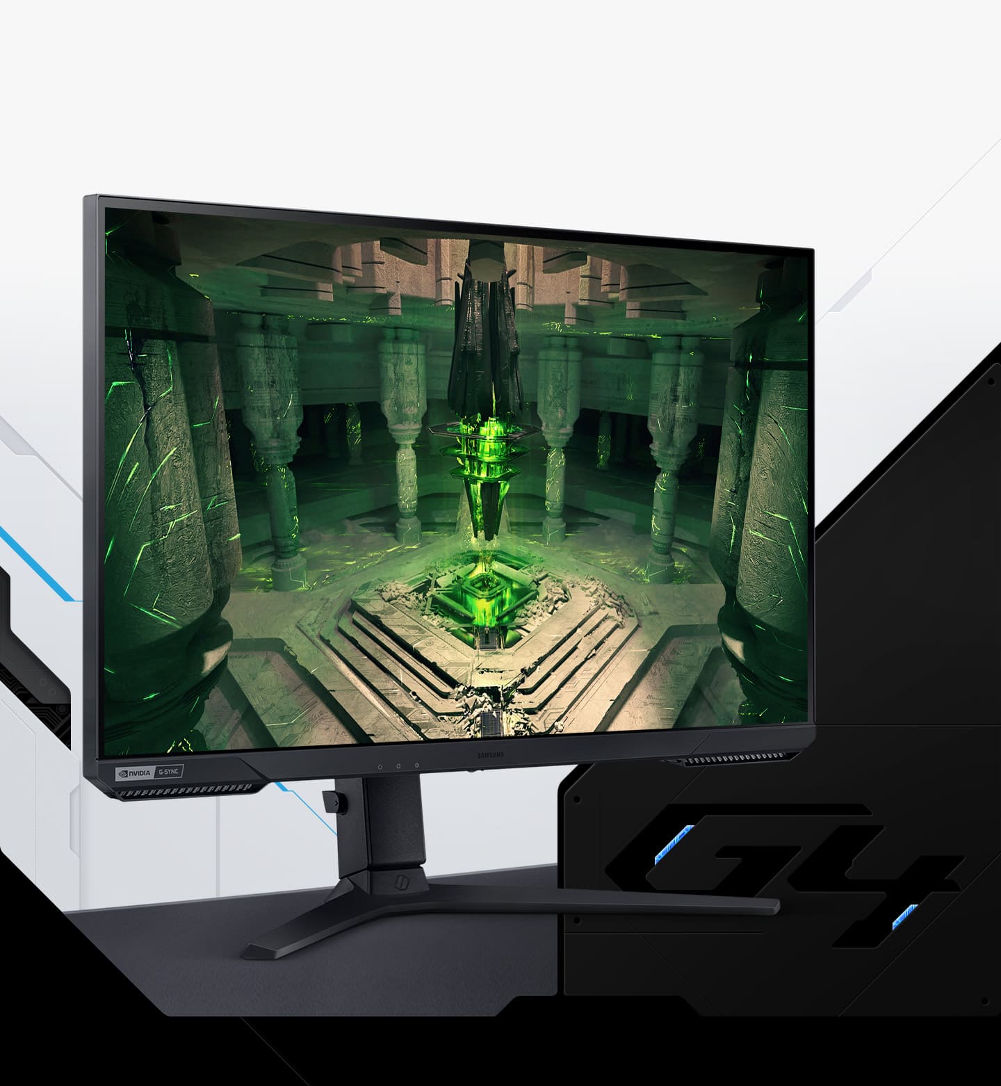 SAMSUNG 27\" Odyssey G4 IPS Full HD 240hz 1MS G-Sync Compatible Ergonomic Stand Gaming Monitor