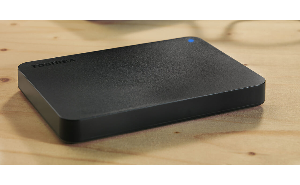 Toshiba Canvio Basics 1TB USB C Portable Hard Drive Support Windows & MAC - Black