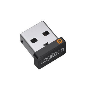 Logitech USB Unifying Receiver 2.4 GHz Wireless Compatible w/ Logitech Unifying Devices up to 10m & 6 Devices