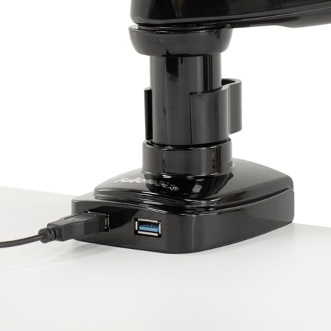 Fellowes Platinum Series Dual Stacking Adjustable Monitor Arm - Black