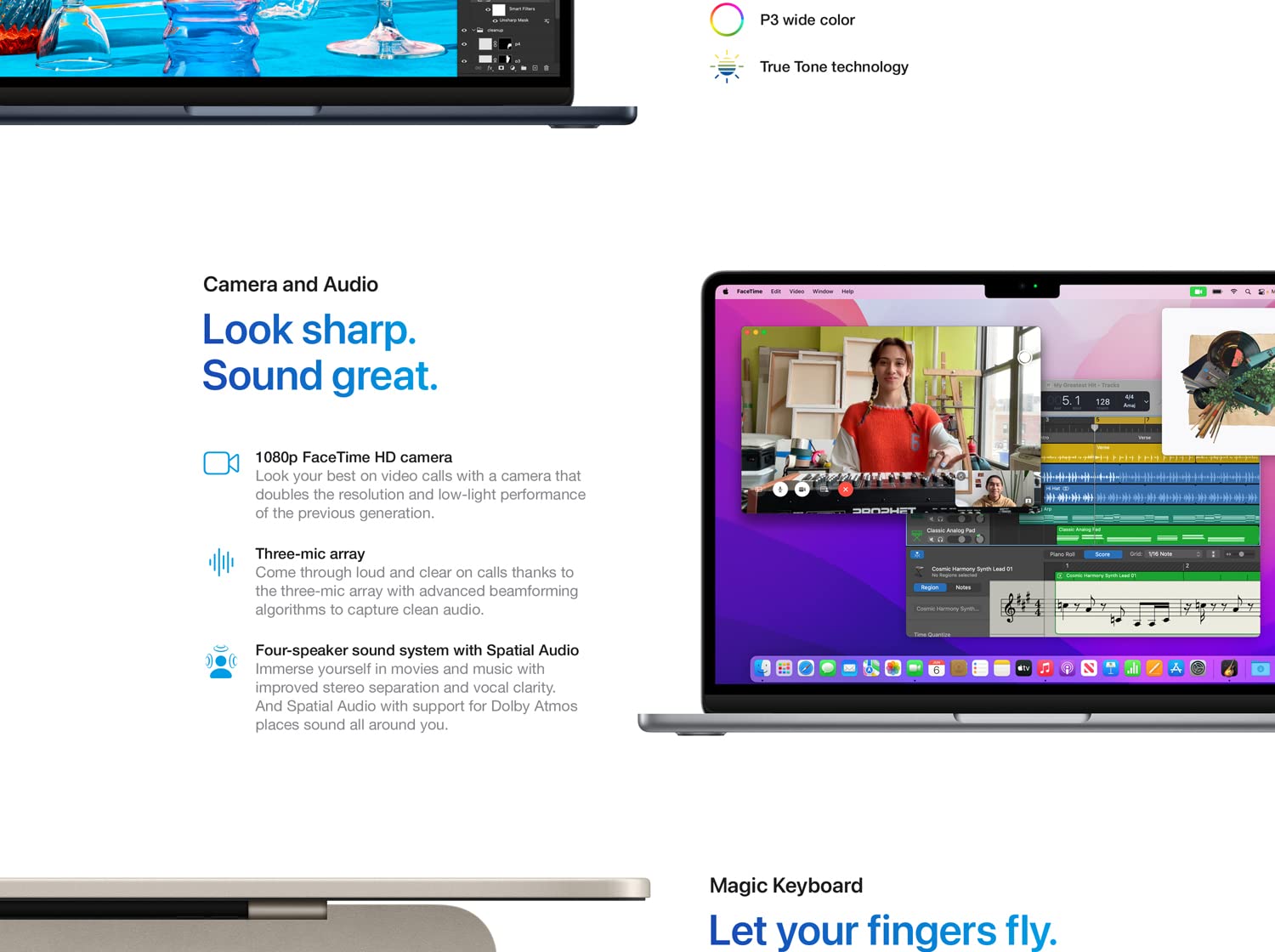 Apple MacBook AIR 13 (2022) 256GB Apple M2 8‑Core CPU & 10‑Core GPU Retina True Tone - StarLight