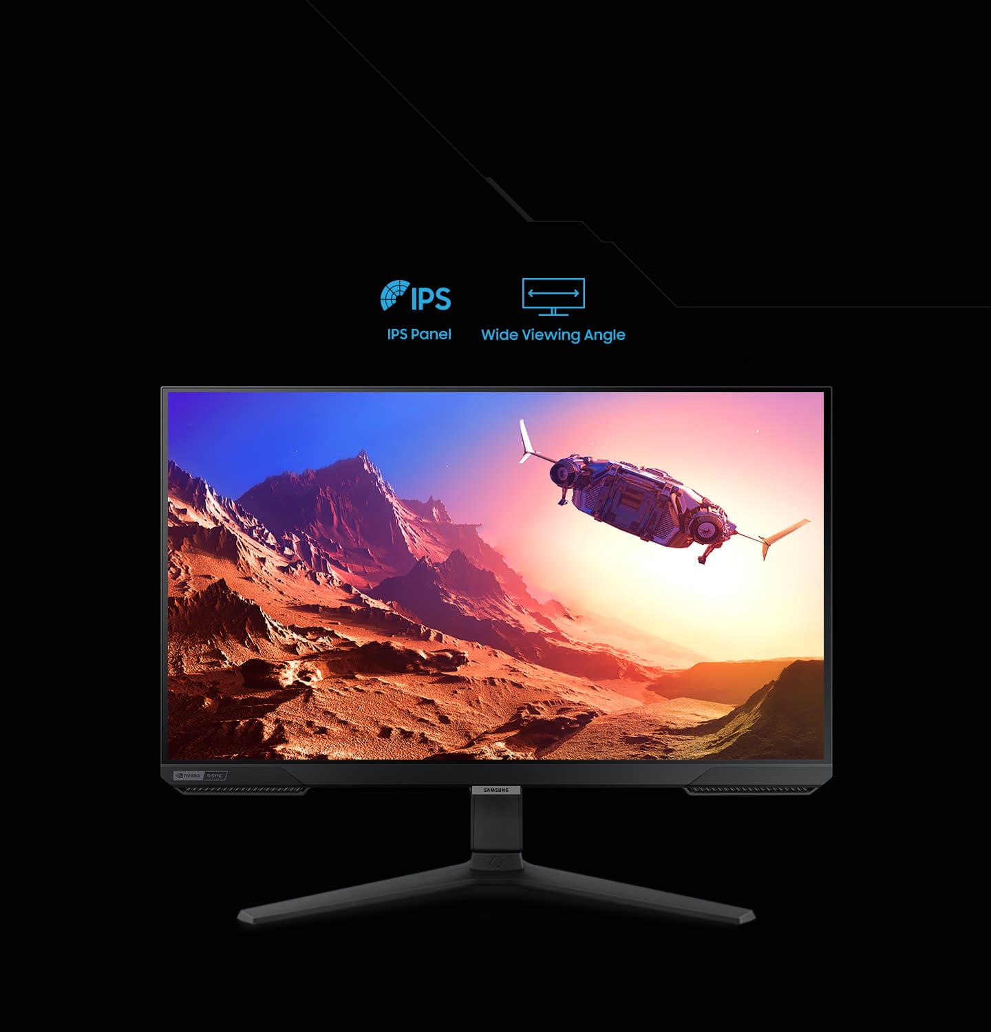 SAMSUNG 27\" Odyssey G4 IPS Full HD 240hz 1MS G-Sync Compatible Ergonomic Stand Gaming Monitor
