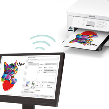 Epson SureColor SC-F100 A4 Textile Dye Sublimation Printer Small Business/Start up for Creating Promotional Merchandise