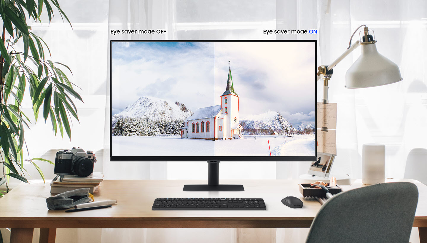 Samsung S70A 27\" IPS 4K UHD HDR 10 Borderless Design Eye Care