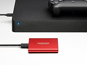 Samsung 2TB T5 USB 3.1 Type C Gen 2 Portable External SSD - Black