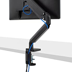 Fellowes Platinum Series Single Adjustable Monitor Arm - Black