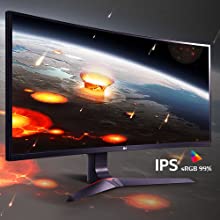 LG 34GL750 34\" Curved HDR10 2K IPS 144Hz G-SYNC Compatible