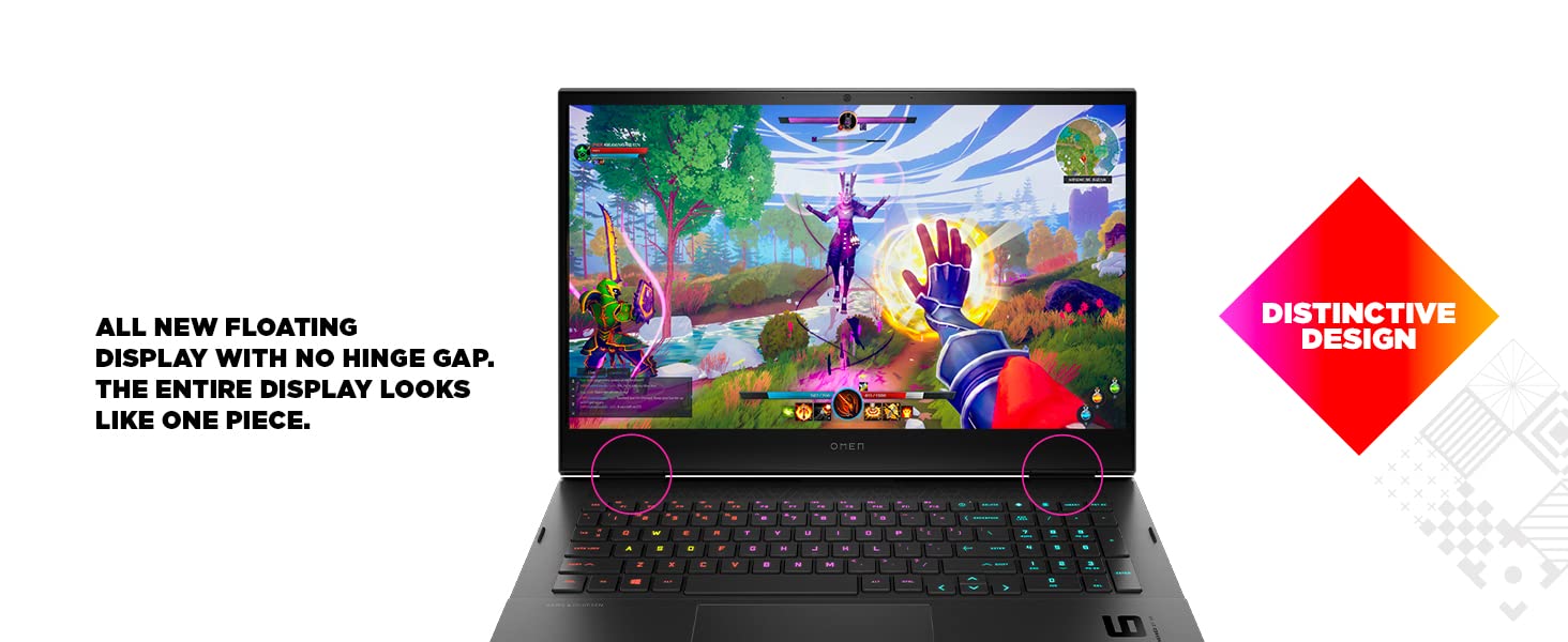 HP OMEN 17 (2022) 17-ck1009ne NEW 12Gen Intel Core i9 14-Cores w/ RTX 3080TI & IPS 2K 165Hz Display - Shadow Black