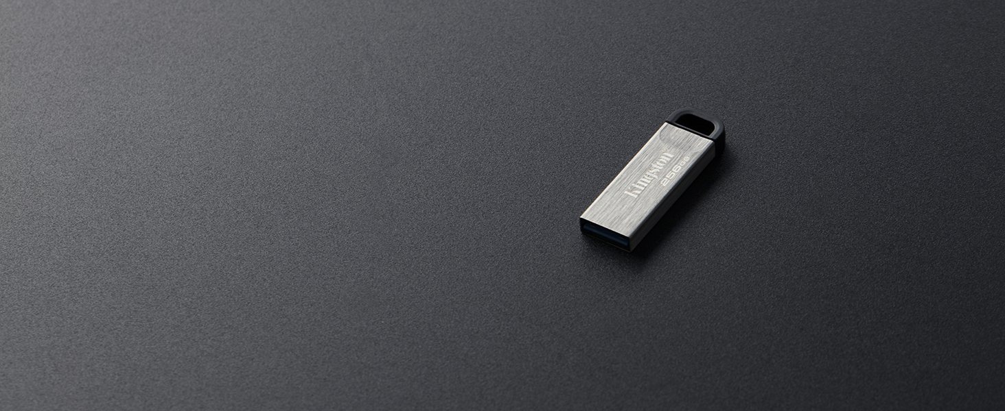 Kingston DataTraveler Kyson 256GB High Performance USB 3.2 Metal Flash Drive