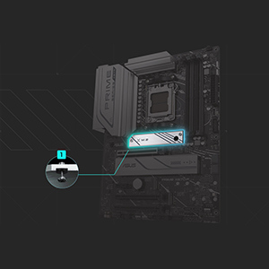 ASUS Prime X670-P AM5 For Ryzen 7000 DDR5 USB4® Header ATX Motherboard