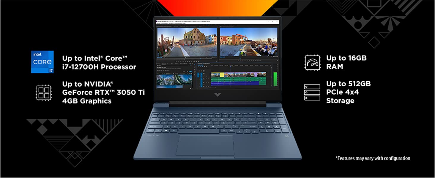 Victus by HP (2022) 16-d1145nw NEW 12Gen Intel Core i7 14-Cores w/ RTX 3050 TI & 144Hz Display - Mica Silver