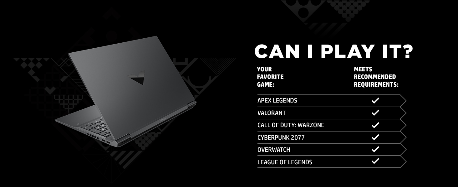 Victus by HP (2022) 16-d1105mw NEW 12Gen Intel Core i7 14-Cores w/ RTX 3060 & 144Hz Display - Mica Silver