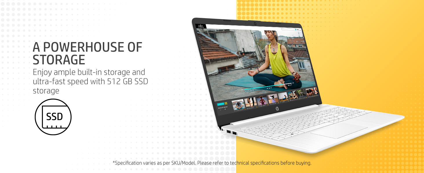 HP Laptop 15s-fq5155nw NEW 12Gen Intel Core i5 10-Core w/ 512GB SSD & IPS Display - Gold