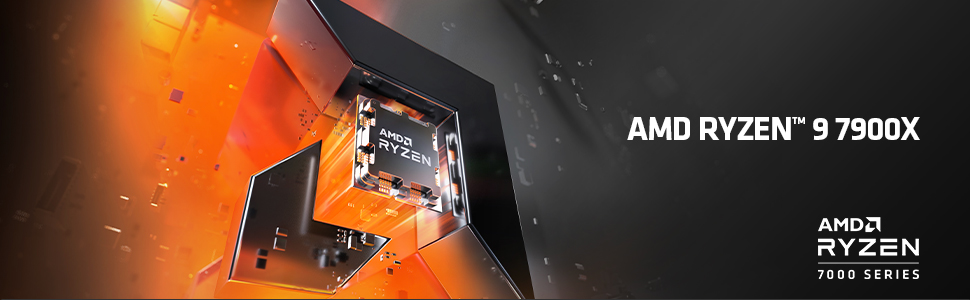 AMD RYZEN 9 7900x 12-Core 4.7GHz (5.6 GHz Max Boost) 64MB Cache AM5 Desktop Processor , Tray