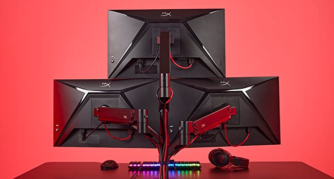 HyperX Armada 25 IPS Full HD 240Hz Refresh Rate 1ms Response Time NVIDIA G-SYNC Compatible w/ Desk Mount