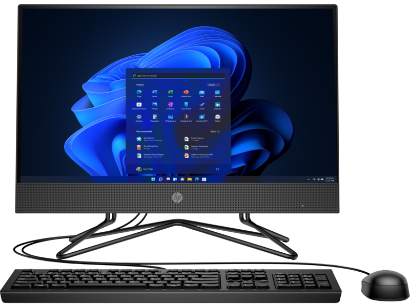 HP 200 G4 21.5\" All-in-One Intel 10Gen Core i3 2-Cores NONE Touch Screen – White