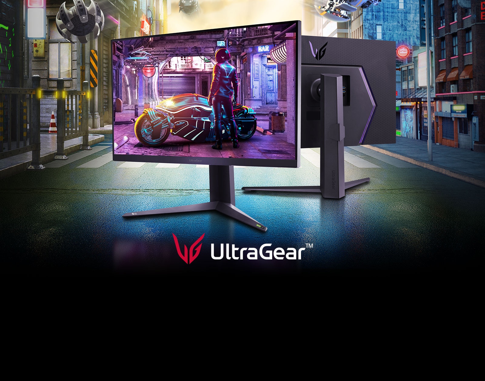 LG 32GQ850-B UltraGear™ QHD Gaming Monitor with 240Hz (O/C 260Hz) Refresh Rate- Gaming Monitor - 3 Years warranty