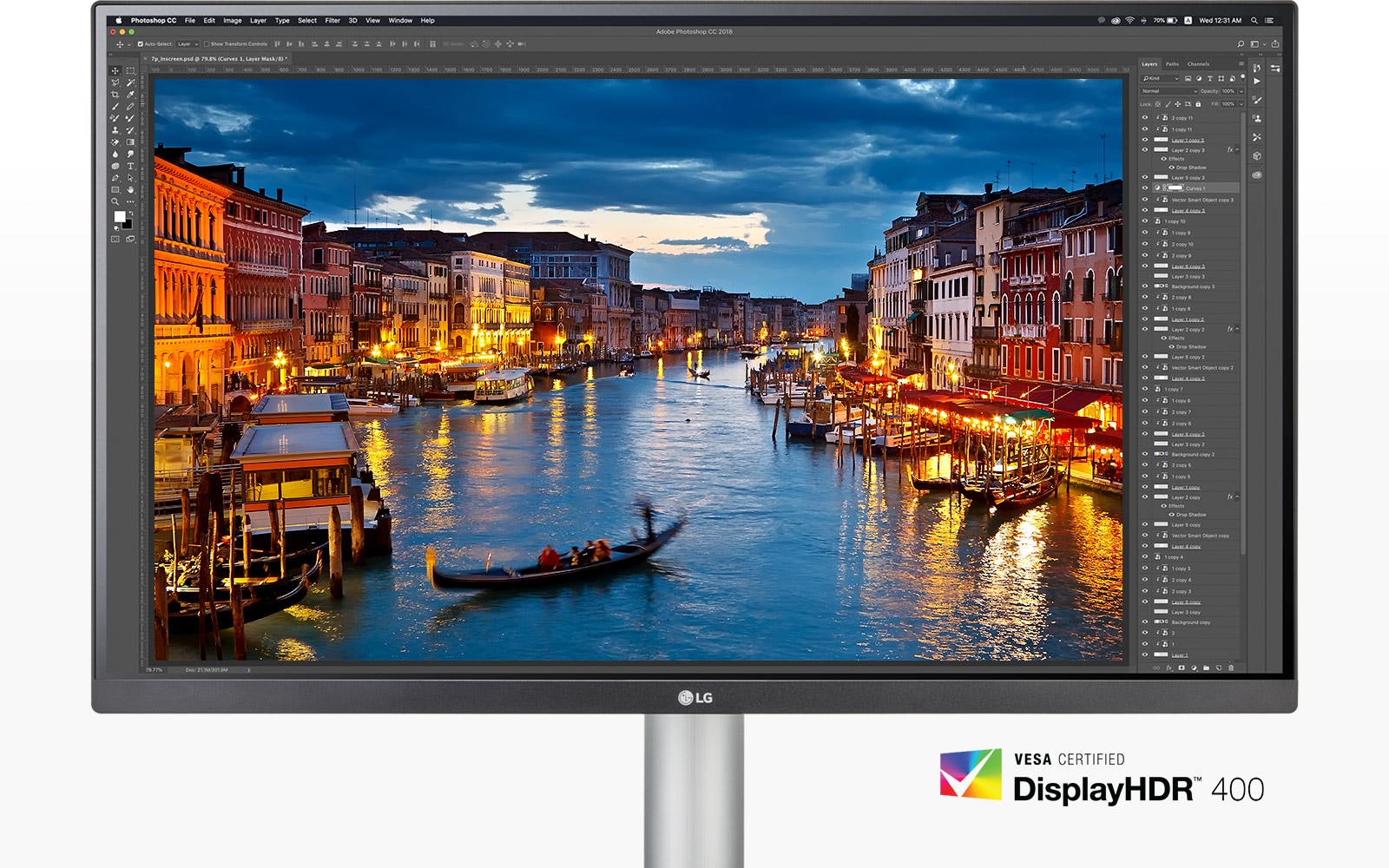 LG 27UP850-W UHD 4K IPS Monitor with VESA DisplayHDR™ 400