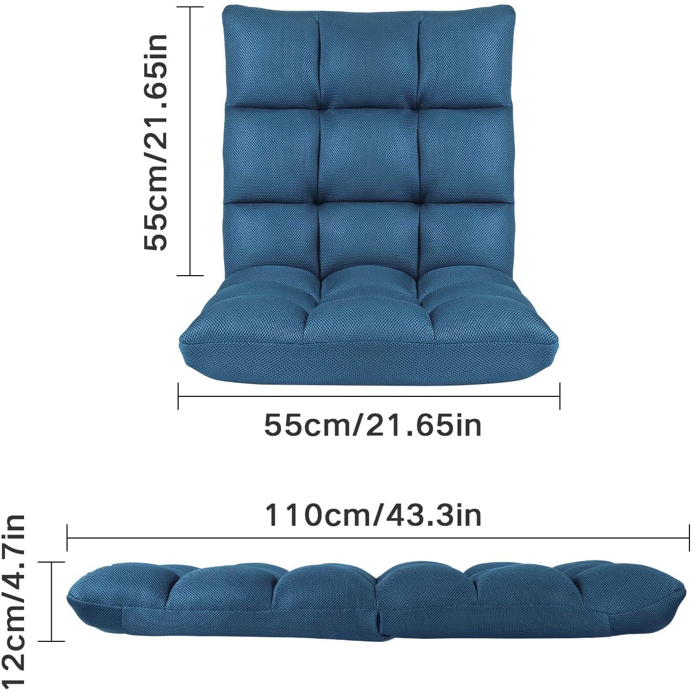 Floor Chair ZS-02 Padded Seat Adjustable