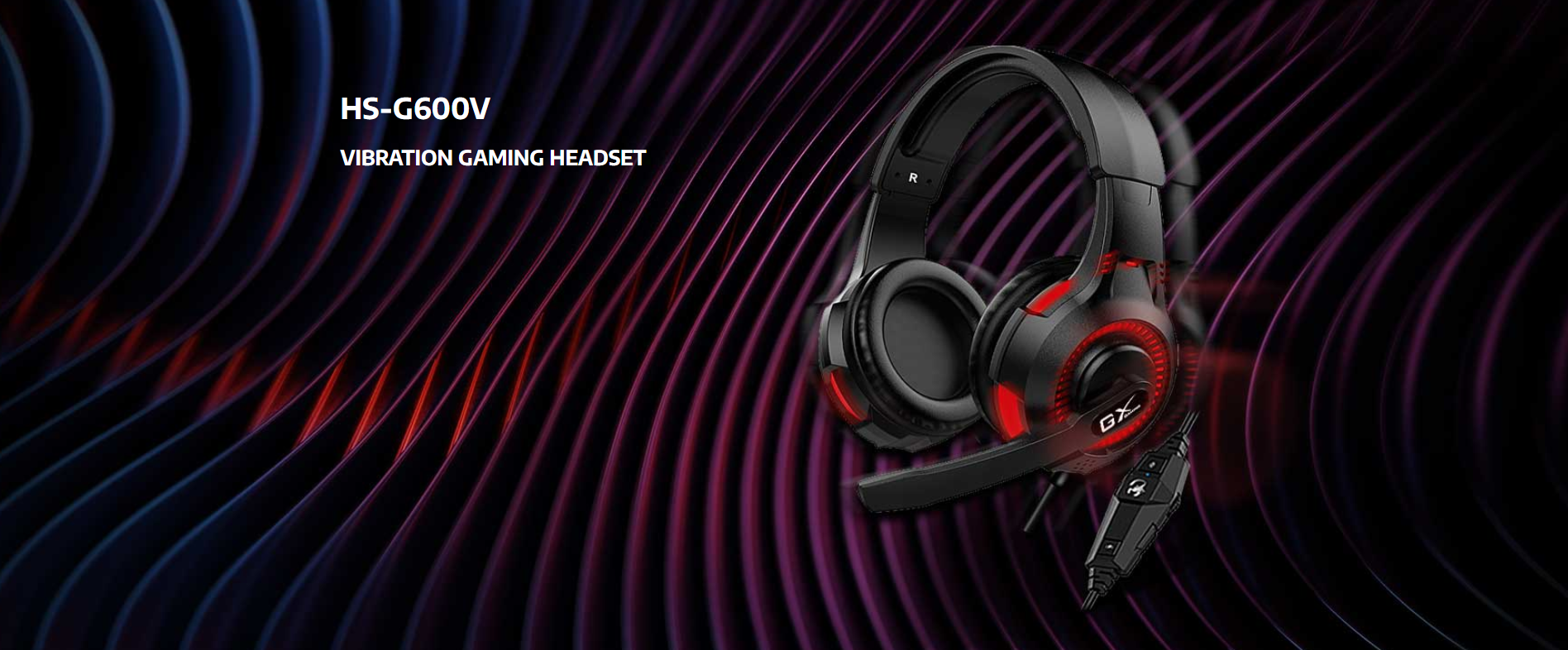 Genius HS-G600V GX Headse Gaming Black