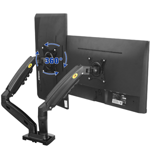 NB North Bayou F195A Dual Monitor Desk Mount Stand  Monitor Arm for Two Screens
