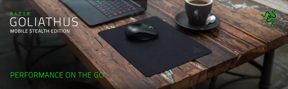 Razer Goliathus Mobile Stealth Portable Gaming Mouse Pad (Black)