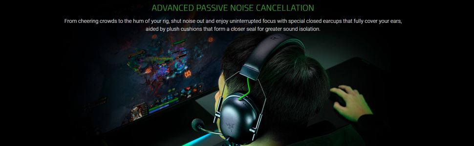 Razer BlackShark V2 X - Gaming Headset 7.1 Surround Sound - 50mm Drivers