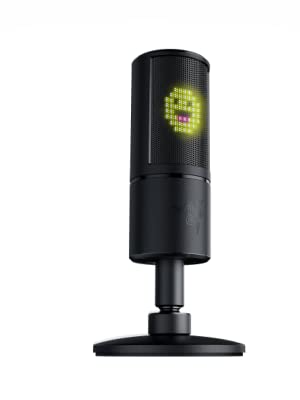 Razer Seiren Emote Streaming Condenser Mic with Emoticon Display