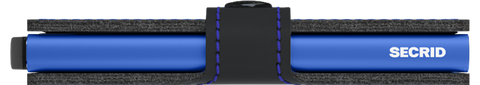 Secrid Miniwallet Matte - Black & Blue