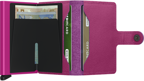 Secrid Miniwallet Crisple - Fuchsia