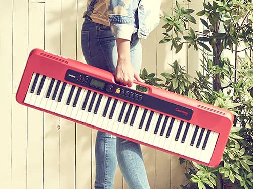 Casio Digital keyboard 61 Keys, 48 Polyphony 2W Black