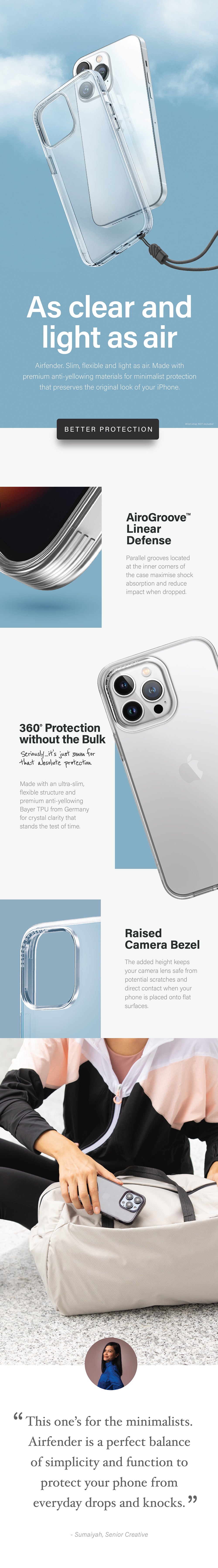 UNIQ Air Fender Case for iPhone 14