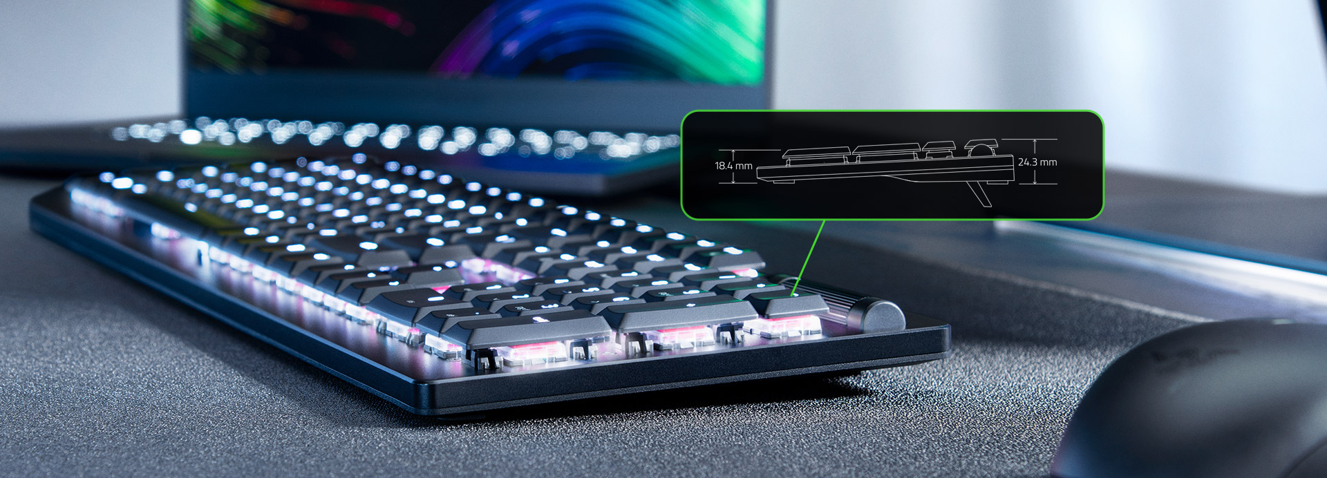 Razer DeathStalker V2 Linear Optical Switch Keyboard