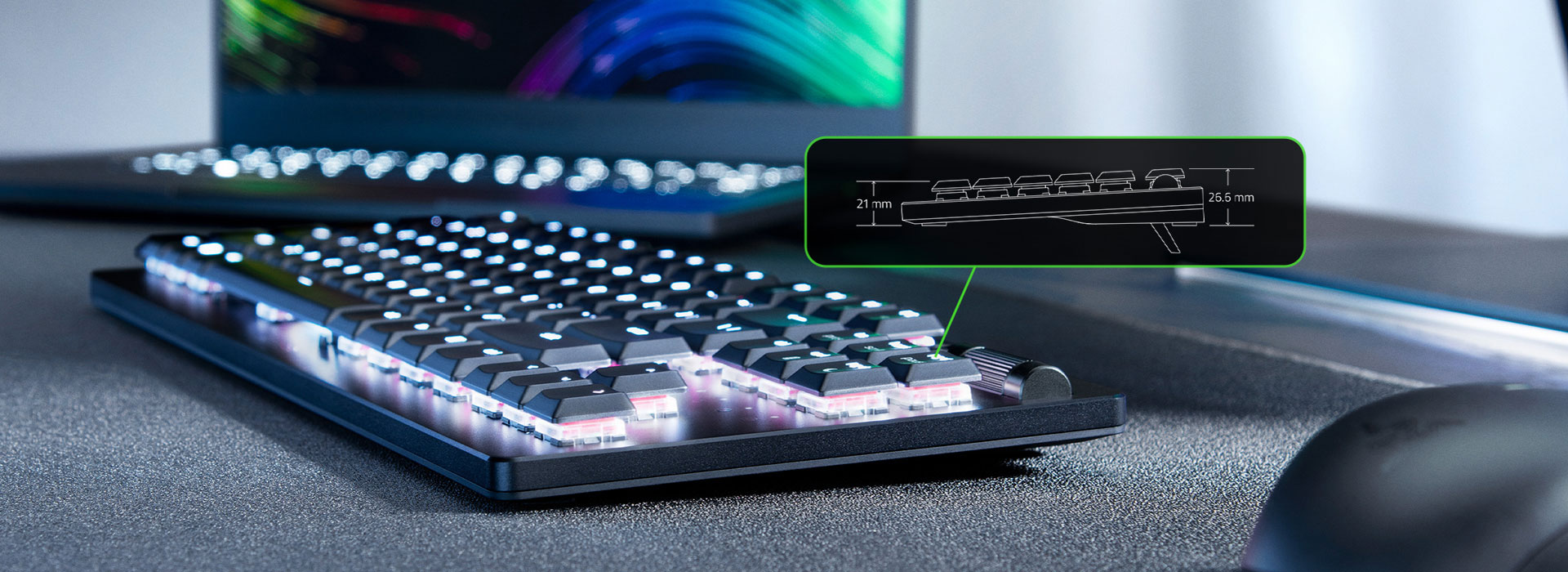 Razer DeathStalker V2 Pro TKL Wireless RGB Keyboard