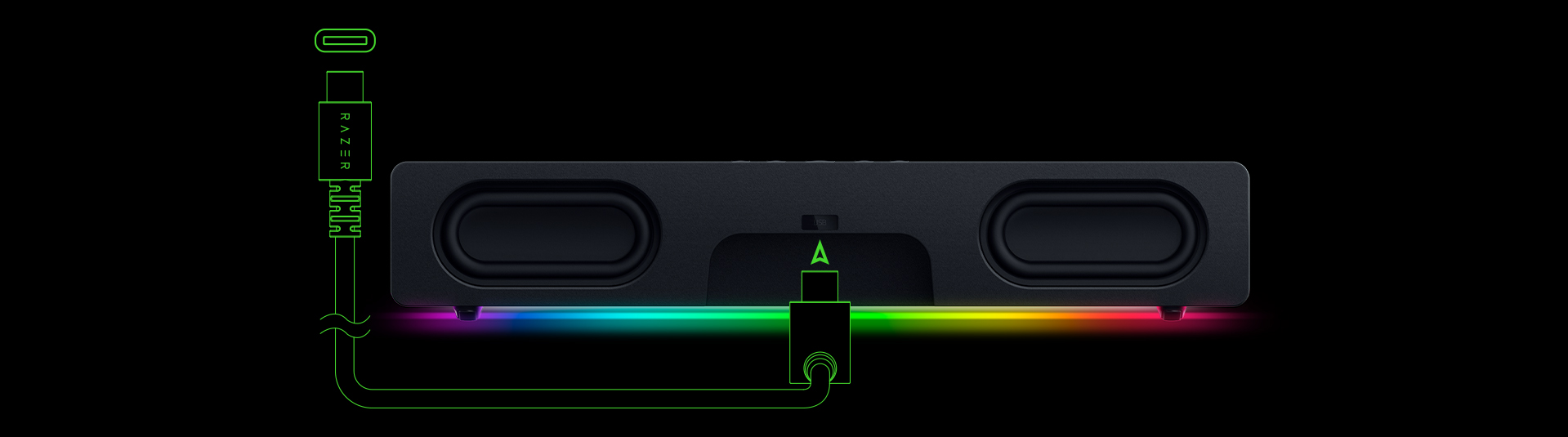 Razer Leviathan V2 X PC Gaming Soundbar RGB