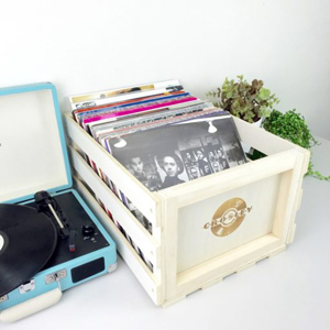 Crosley: Record Storage Crate - Sage