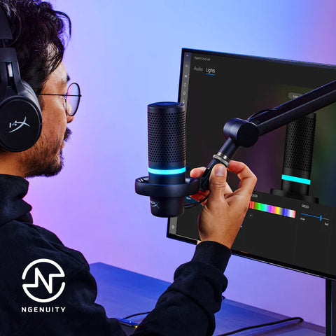 HyperX DuoCast USB Microphone RGB- Black