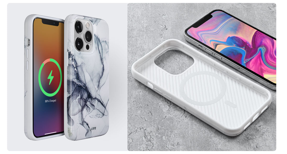 LAUT HUEX INK MagSafe Case for iPhone 13 Pro Max - White