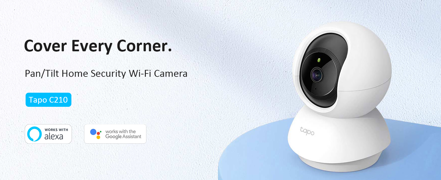 TP-Link Pan/Tilt 2K Home Security Wi-Fi Camera (Tapo C210)