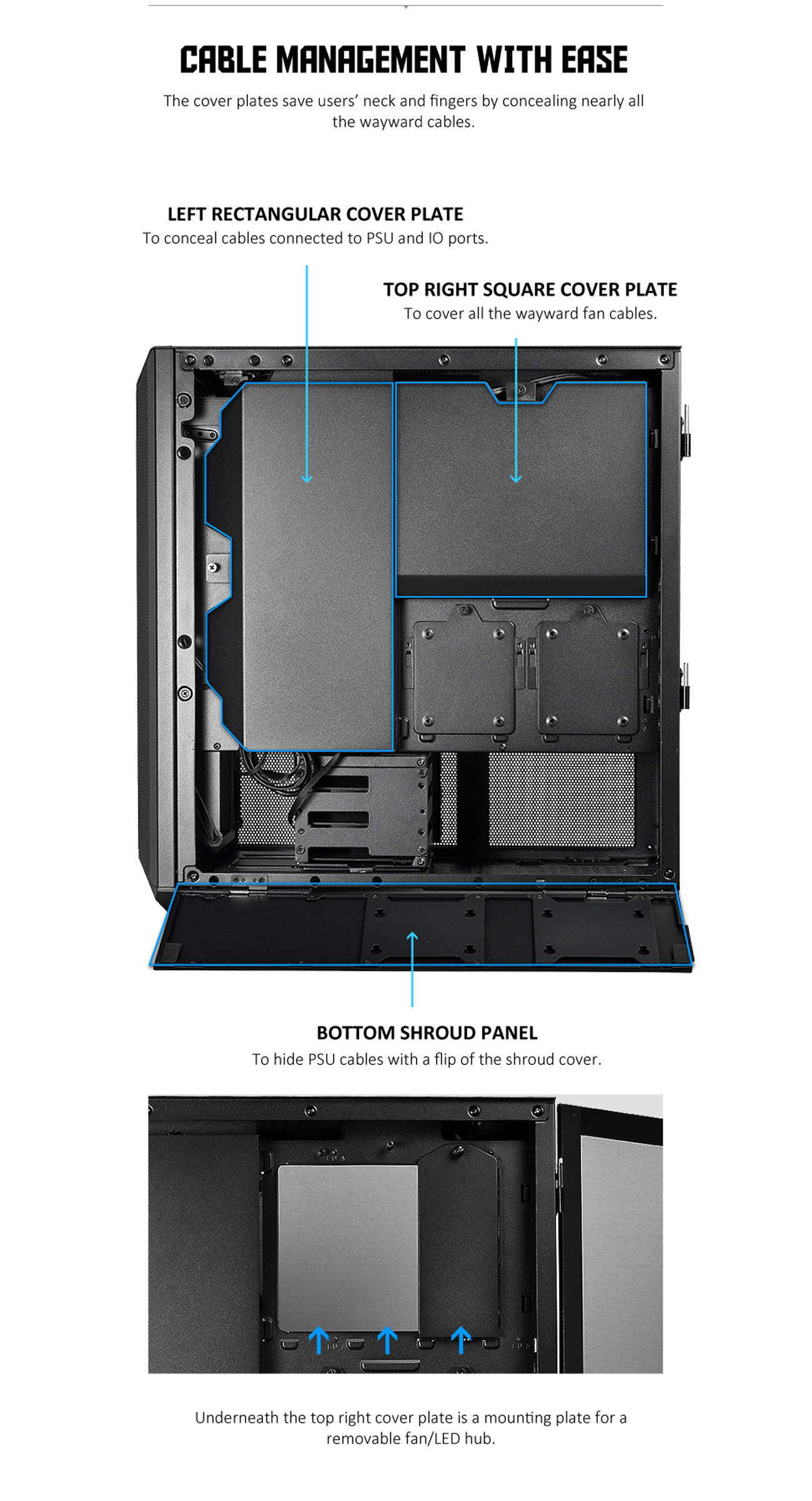LIAN LI LANCOOL II MESH C RGB Tempered Glass Type C Included - White