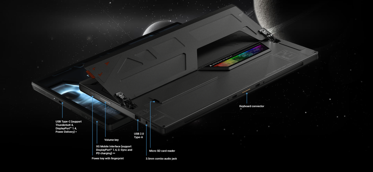 ASUS ROG FLOW Z13 GZ301ZE 13.4\" NEW 12Gen Intel Core i9 14-Cores w/ RTX 3050TI 120Hz