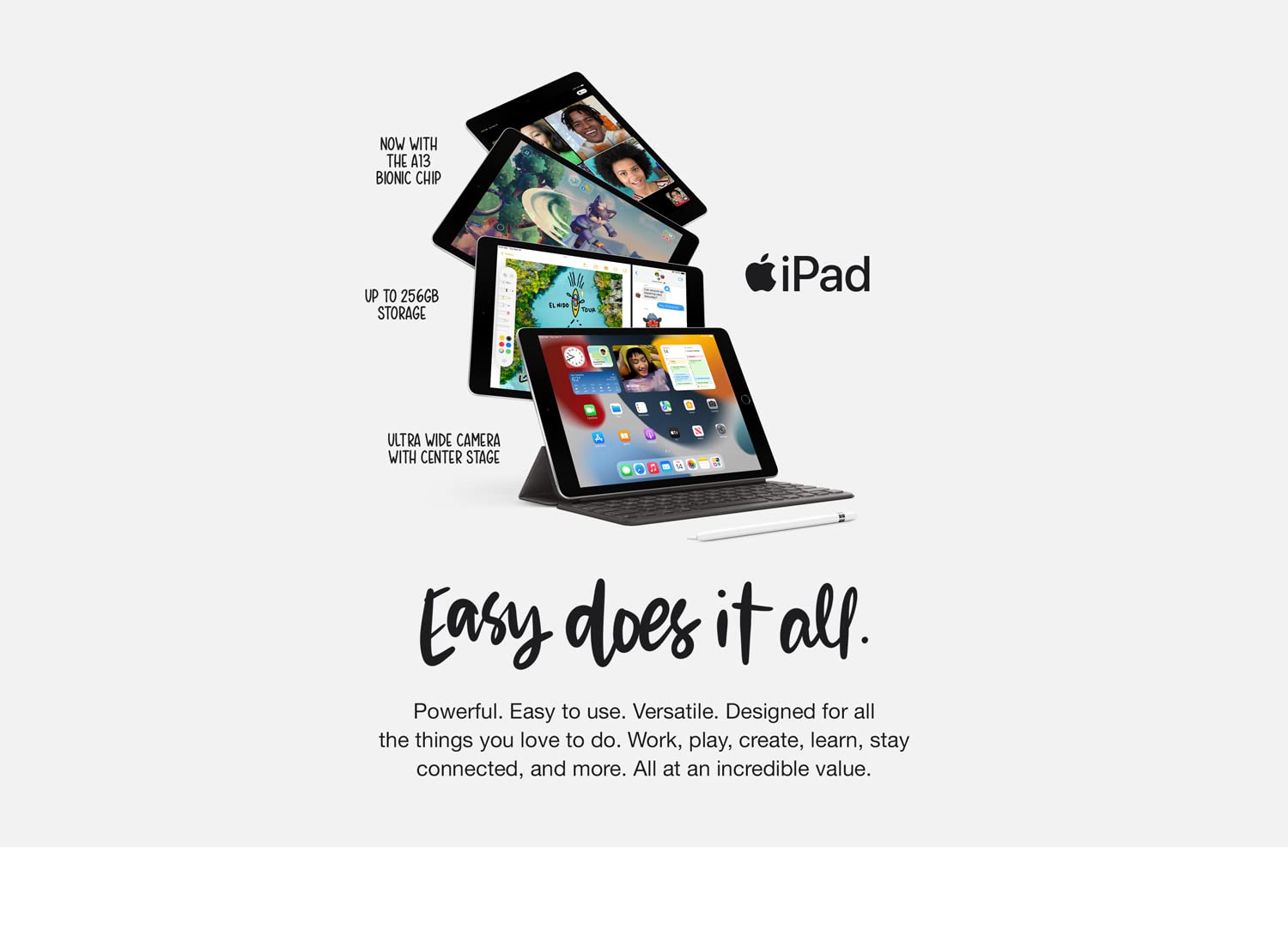 Apple iPad 9th Generation (Late 2021) 10.2\" 256GB Wifi Silver