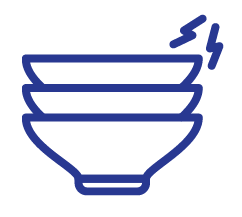 Ariane Bowl Non Stackable Eclipse