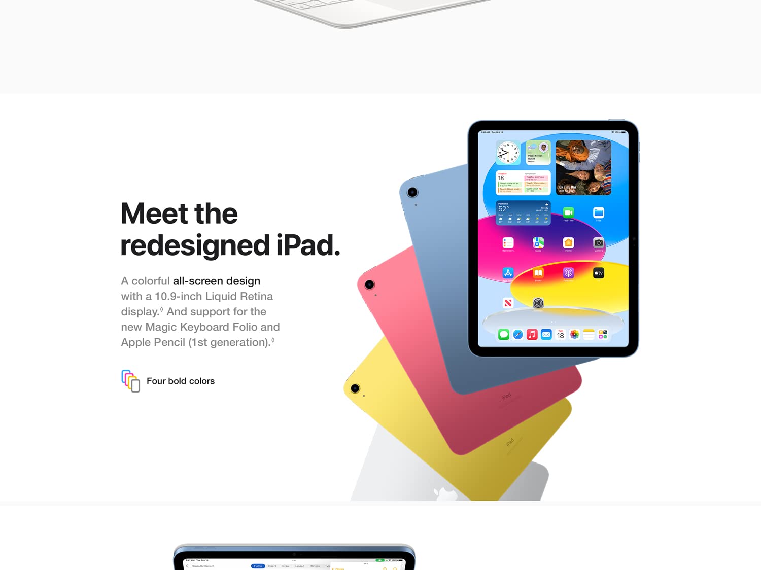 Apple iPad 10th Generation (Late 2022) 10.9\" WIFI 64GB - Pink