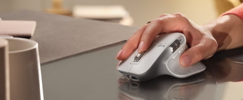 Logitech MX Master 3S Wireless Performance Mouse w/ Ultra-fast Scrolling Ergo 8K DPI Track on Glass Quiet Clicks USB-C - Graphite