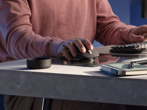 Logitech MX Master 3S Wireless Performance Mouse w/ Ultra-fast Scrolling Ergo 8K DPI Track on Glass Quiet Clicks USB-C - Graphite